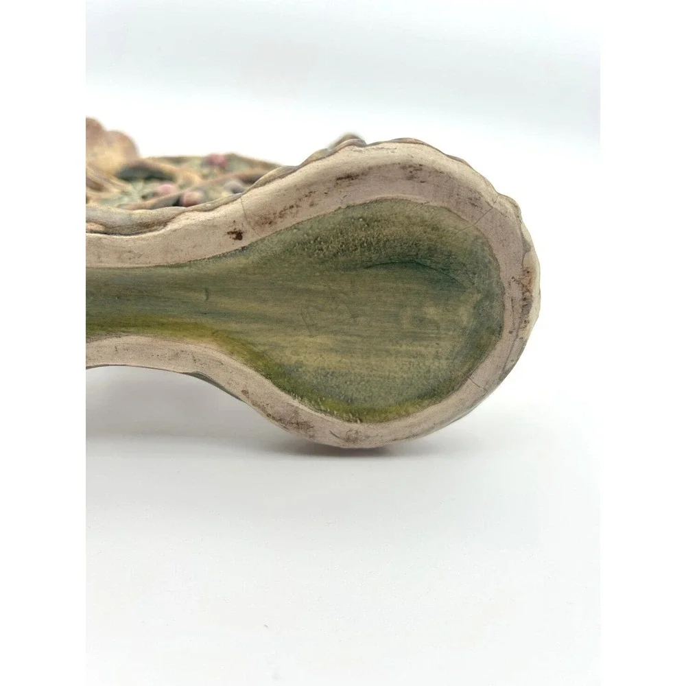 Antique Weller Woodcraft Double Bud Vase 8